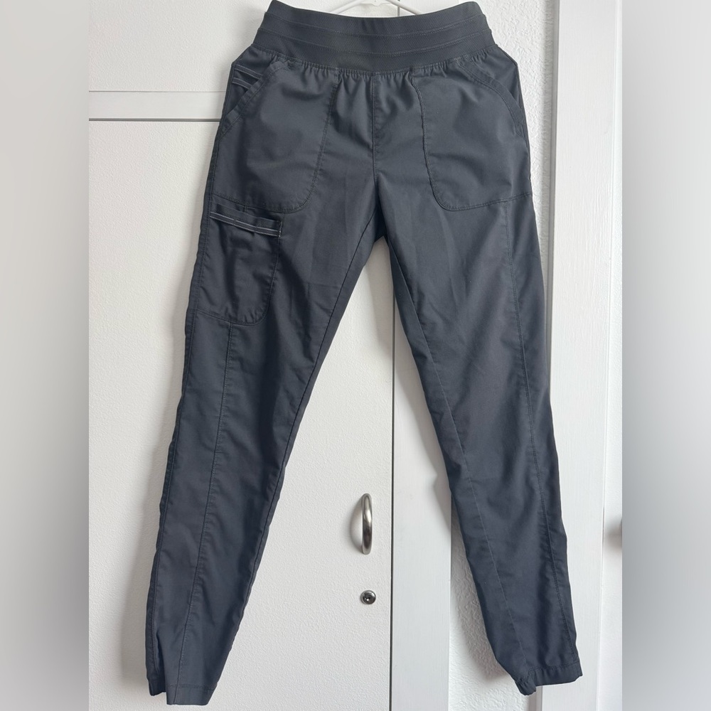 Pewter Gray Cherokee Jogger Scrub Pants